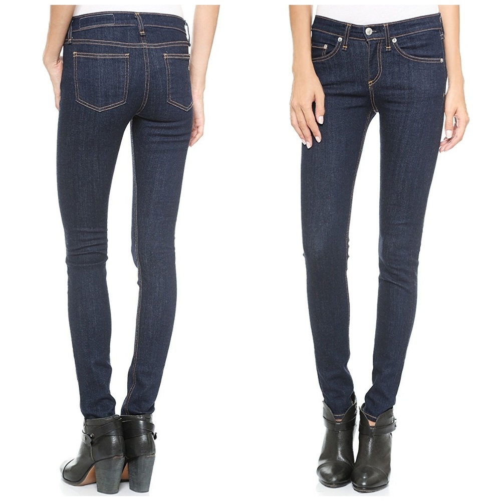 Rag & Bone High Rise Skinny Jean in Heritage